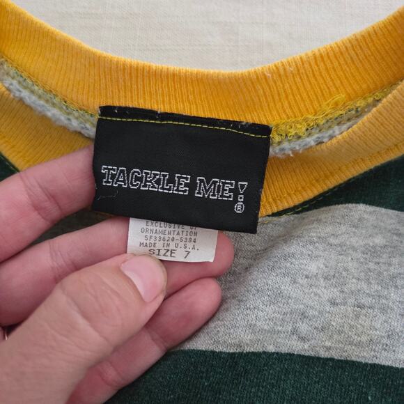 Vintage Striped "Hike" Boots Sweater 5t/6 - Picture 3 of 7